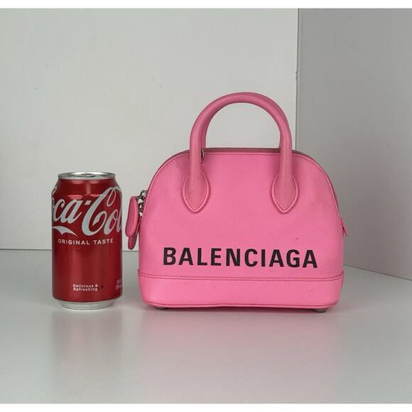 Balenciaga Ville XXS Top Handle Women's Bag in Pink Leather - Picture 5 of 16
